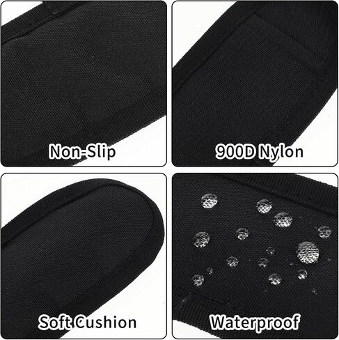 Black Shoulder Strap Pad 2 Pcs Removable Luggage Shoulder Strap Cushion Duffle Bag Strap Replacement Fastener Padded Shoulder Straps for Bag Strap in Saudi Arabia