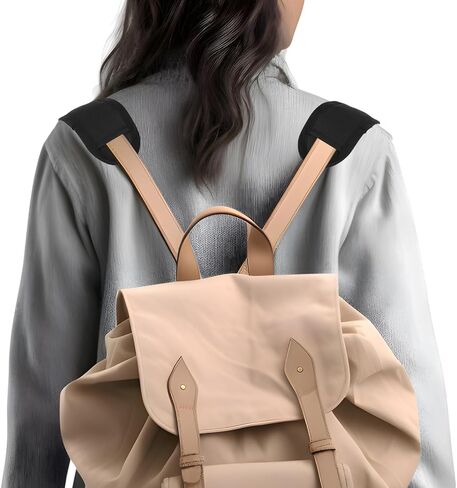 Black Shoulder Strap Pad 2 Pcs Removable Luggage Shoulder Strap Cushion Duffle Bag Strap Replacement Fastener Padded Shoulder Straps for Bag Strap in Saudi Arabia