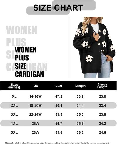 RITERA إمرأة حجم كبير بالأزرار Sweatershirts معطف مفتوح الجبهة زر حتى كم طويل كبير الحجم الشتاء الزي XL-5XL in Kuwait