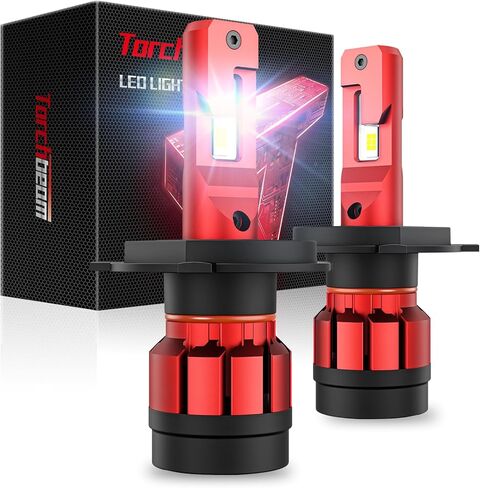 Torchbeam 9005 H11 Fog Light, 28000LM Super Bright HB3 H8/H9 Bulbs with Fan, 𝟔𝟓𝟎𝟎𝐊, Plug and Play, Fog Light Pack of 4 in Saudi Arabia