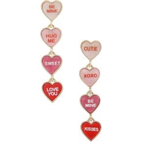Madison Tyler Flower Pink Earrings for Women | Statement Lightweight Acrylic Hot Pink Dangle Earrings for Girls | Jewelry Gifts for Valentine's Day Wife Girlfriend Her in Saudi Arabia