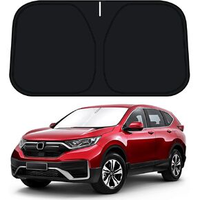 D-Lumina Windshield Sun Shade for Honda CR-V 2023 2024 CRV Accessories, Front Window Sunshade Sun Visor Protector Block UV Rays Heat, Foldable 2 Layers 210T Material
