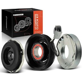 A-Premium Air Conditioner AC Compressor Clutch Kit Compatible with Jeep BU Series Renegade 2015-2021 & Fiat 500X 2016-2018, 1.4L 2.4L