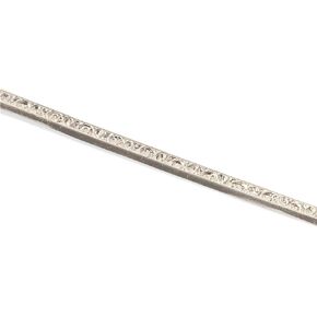 1 Foot 925 Sterling Silver Strip Wire Line Fancy Pattern Stepped Bezel Wrapping Setting Made in USA by CRAFT WIRE