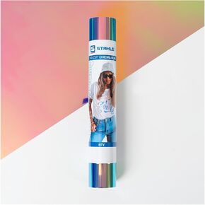 Stahls 'Color Shift HTV - فينيل نقل الحرارة Chroma Bling CAD - 12 بوصة × 3 قدم - تشطيب شديد اللمعان - تم اختباره في المعمل أكثر من 25 غسلة - يعمل مع أي قاطع فينيل وآمن لقواطع الليزر - تحول اللؤلؤ in Kuwait