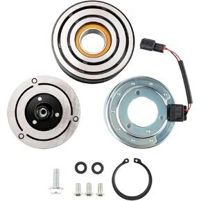 AC Compressor Clutch 67671 Fit for Maxima 2008-2014, Murano 2009-2014, Pathfinder 2013-2015, QX60 2014-2015, Quest 2011-2015, JX35 2013, Air Conditioning Compressor