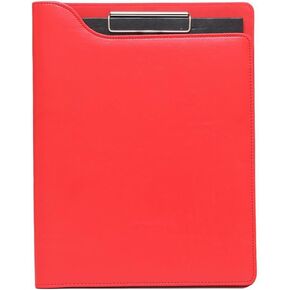 A4 Leather Padfolio Clipboard Folder, Leather Portfolio for Men and Women, Business Portfolio Binder, with Pen Holder Business Card Holder A4 File& Document Sleeve, Notepad Clipboard