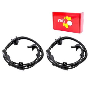 FKG ABS Wheel Speed Sensor Front Left and Right ALS197 for 1999-2004 Ford F-250 F-350 F-450 F-550 Super Duty 4WD, 2000-2005 Ford Excursion 4WD, Set of 2