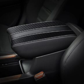 AOMSAZTO Front Door Panels Armrest Cover Leather Left & Right for Honda Cr-V CRV 2007-2012 (Black)