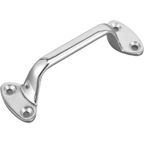 Grab Handle, 6in Stainless Steel Door Grab Bar High Hardness Door Handrail Bar Boat Grab Bar RV Accessories Bar Rail Boat Haltegriff for Marine Boats Yachts Rvs Residence Bathroom
