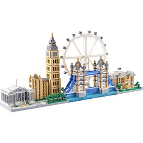 DAFDAG Big Architecture Collection:New York Skylines Micro Blocks Building Set 3452 Pcs Gifts for Kid and Adult,2022 New