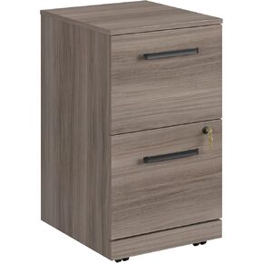OfficeWorks by Sauder Affirm 2-Drawer Moblie File, L: 15.55'' x W: 18.94'' x H: 32.52'', Classic Cherry