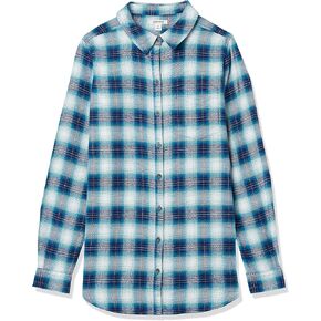 Amazon Essentials Women's Brushed Flannel Boyfriend Tunic (Previously Goodthreads)