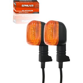 2 قطعة إشارات الانعطاف الخلفية للدراجة النارية مؤشرات وينكر ضوء لياماها BWS 50 100 125 ZUMA/50F/50 FX ZUMA 125 (واضح)