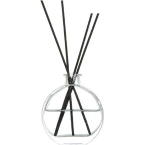 150ml/5oz Empty Clear Round Glass Diffuser Bottle Scented Reed Diffuser Container Decorative Diffuser Jars Fragrance Accessories Use for DIY