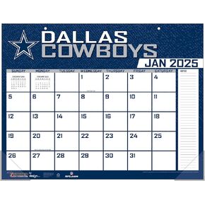 TURNER SPORTS Dallas Cowboys 2025 22x17 Desk Calendar (25998061534)