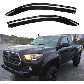Window Visors for Toyota Corolla 2003 2004 2005 2006 2007 2008, Window Deflector Rain Guards Sun Visors Vent Deflectors,Tape-On Style