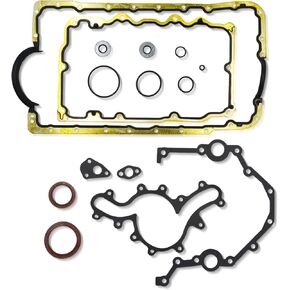 Conversion Gasket Set Lower Gasket Set with Oil Pan Gasket Seals Compatible with Explorer 97-04 Mountaineer 98-04 Explorer Sport Trac Ranger B4000 2001 2002 2003 2004 4.0L V6 CS9293