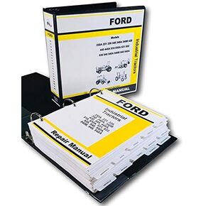 Service Manual for Ford 540A 540B 545 545A Industrial Tractor Repair Technical Book