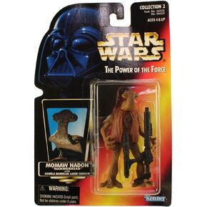 Star Wars The Power The Force- Momaw Nadon Hammerhead with Double- BARRELED Laser Cannon