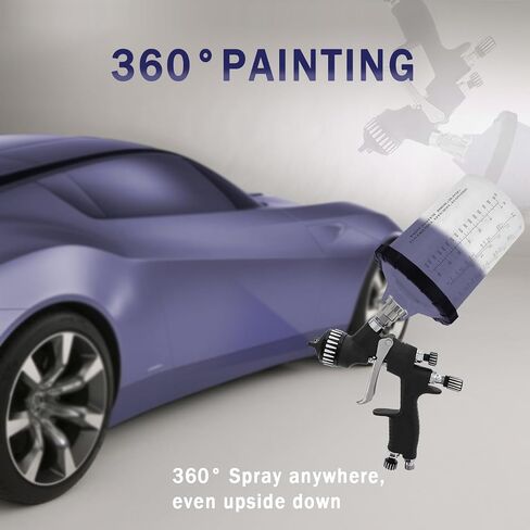 Disposable Paint Sprayer Mixing Cup Kit with 125 Mic 27 Ounce (800ml) Kit 45 Cup Liners,45 Lids, 1 Hard Cup,1 Retainer Ring and 10 Plugs in Saudi Arabia