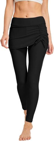 Seagoo Swim Skirt with Leggings Women UV Protection Skirted Swimming Leggings Pants in Kuwait
