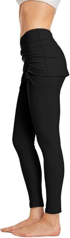 Seagoo Swim Skirt with Leggings Women UV Protection Skirted Swimming Leggings Pants in Kuwait