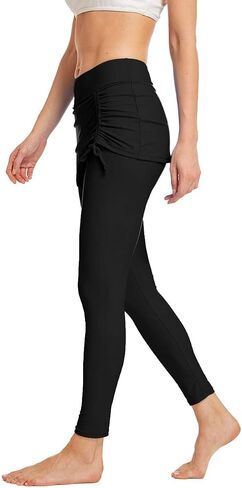 Seagoo Swim Skirt with Leggings Women UV Protection Skirted Swimming Leggings Pants in Kuwait