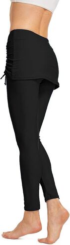 Seagoo Swim Skirt with Leggings Women UV Protection Skirted Swimming Leggings Pants in Kuwait