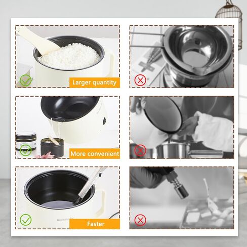 VUSIBA Candle Making Pouring Pot, 24oz Electric Wax Melter for Candle Making and Non-Stick Candle Double Boiler Pot with Thermometer in Saudi Arabia
