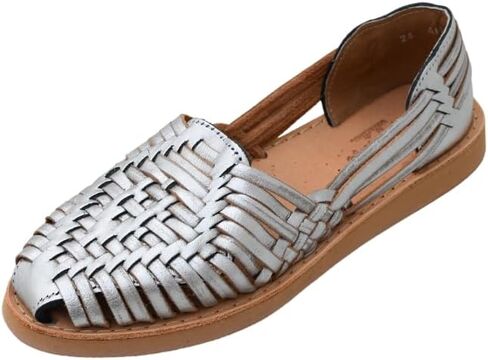 Macarena Collection Sandals women Huarache Sandal Colorful Leather Mexican Style 4150 in Kuwait