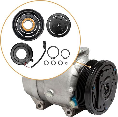 طقم قابض الضاغط AC R-AV4 2001-2005 قابض الضاغط A/C Assy 1370 in Saudi Arabia