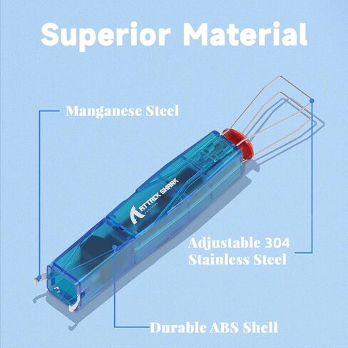 ATTACK SHARK KS01 2-in-1 Switch Puller Keycap Puller للوحة المفاتيح الميكانيكية، 304 الفولاذ المقاوم للصدأ مجتذب، مفتاح أداة DIY، بسهولة إزالة لوحة مفاتيح الألعاب البديلة (أخضر شفاف) in Kuwait