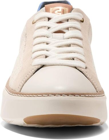 Cole Haan Grandprø Topspin Sneakers for Women - Lightweight Leather Upper - EVA Midsole - Rubber Toe White/Leo Print 10.5 B - Medium in Saudi Arabia