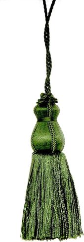4 3/4-inch Long Key Tassel with a 4-inch Loop Cord | BT-5003-25 Hunter Green in Saudi Arabia