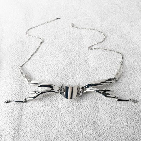 ZMANYIJEW Punk Mechanical Face Chain for Women Halloween Accessories Cyberpunk Shaped Adjustable Sense Face Jewelry for Women Men. in Kuwait