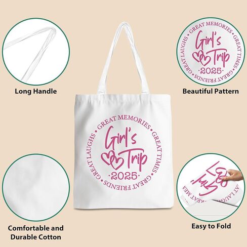 Friend Trip Gifts Favors, Sister Weekend Gifts Tote Bag Goodie Gifts, Bestie Gifts Vacation Weekend Bag Friendship Gifts in Saudi Arabia
