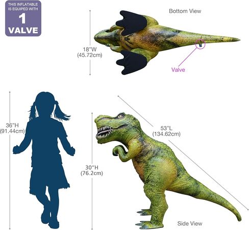 Jet Creations Inflatable Dinosaur (Spinosaurus) in Saudi Arabia