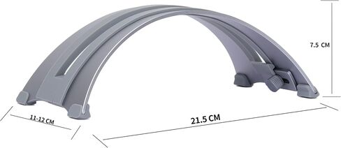 Adjustable Vertical Laptop Stand - 6061 Aluminum, CNC Precision, Anodized Finish, Fits All Laptops Including 17-inch, Ventilated Design, Anti-Slip Silicone Pads, ARC Shaped Stands in Kuwait