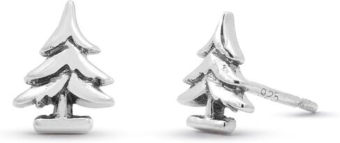 Boma Jewelry Sterling Pine Evergreen Tree Stud Earrings in Saudi Arabia