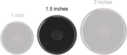 أقراص توسيع لنظام تدوين الملاحظات المخصص من TUL، 1.5 بوصة، أسود، عبوة من 12 قطعة in Kuwait