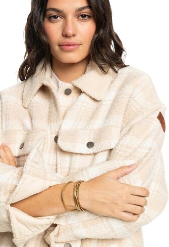 Roxy Women's Passage of Time Plaid Jacket in Saudi Arabia