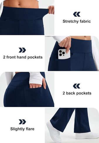 Libin المرأة صوف مبطن السراويل مقاومة للماء شتاء دافئ الحرارية سراويل للتسلق رياضي تجريب اليوغا مضيئة طماق in Kuwait