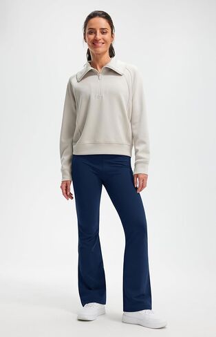 Libin المرأة صوف مبطن السراويل مقاومة للماء شتاء دافئ الحرارية سراويل للتسلق رياضي تجريب اليوغا مضيئة طماق in Kuwait