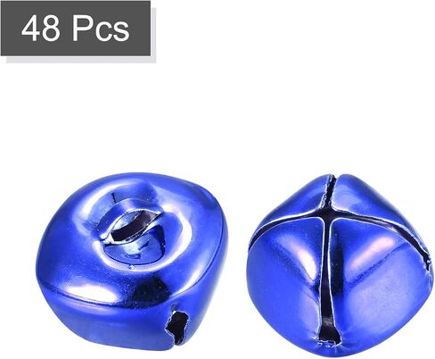 uxcell Jingle Bells, 3/4" 48pcs Carbon Steel Craft Bells for DIY Christmas, Silver Tone in Saudi Arabia