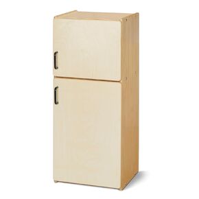 Jonti-Craft Young Time 7084YT Play Kitchen Refrigerator - Kids Wooden Toy Fridge