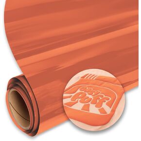Siser Easy Puff HTV 11.8"x5yd - Puffy Heat Transfer Vinyl (Orange) - Compatible with Siser, Cricut, and Silhouette Cutters – CPSIA Certified