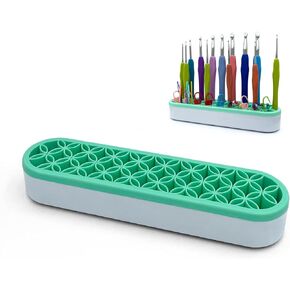 Silicone Crochet Hooks Holder, Crochet Hooks Organizer, Makeup Brushes Organizer, Silicone Pen Holder, Crochet Stuff Storage, Crochet Gifts