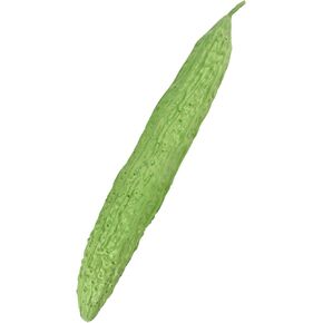 Artificial Bitter Gourd Simulation Bitter Gourd Fake Vegetable Home Kitchen Decoration Photo Props Desk Ornament 1PC