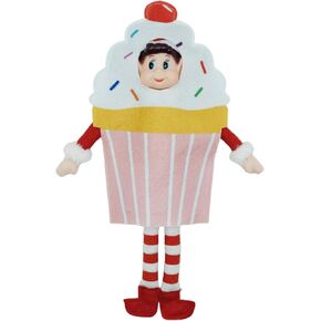 Christmas Elf Doll Accessories Clothes,Sweet Cup Cake Outfits Holiday for Boy or Girl Elf Doll, Doll is not Included.